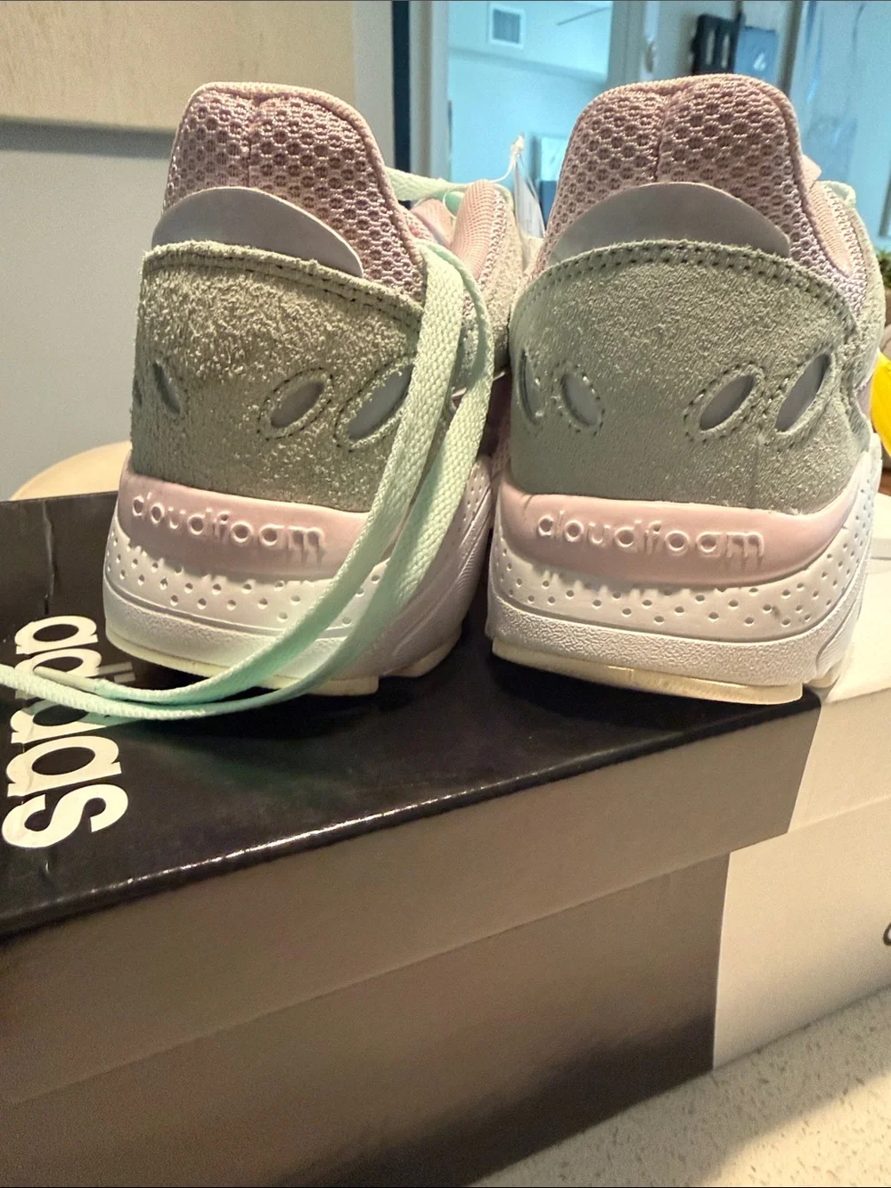 adidas Women's Lilac Pink & Mint Pastel Runner Sneakers